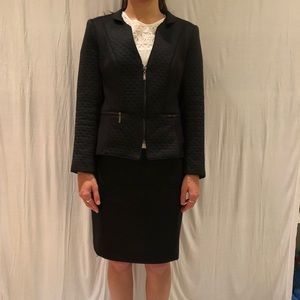 White House Black Market black skirt suit